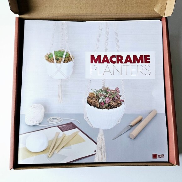 NEW KiwiCo | Macrame Planters - Picture 2 of 8